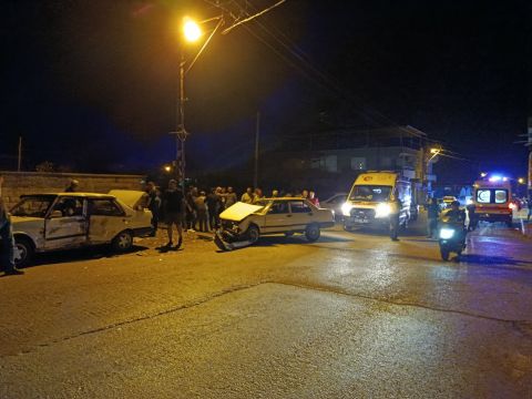 Sögüt kavşağında kaza....